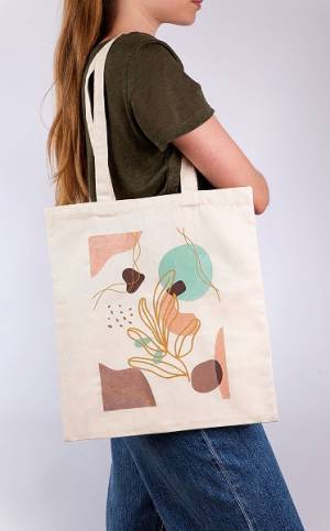 Набор-раскраска на сумке Флористическая абстракция