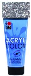Краска акриловая Marabu-Acryl Color, 100 мл, цвет Серебро-блестки