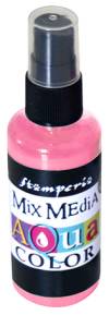 Краска-спрей Aquacolor Spray для техники Mix Media, 60мл, цвет Розовый
