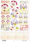 Карта вырезная серии Цветы Marij Rahder №12