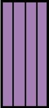 Бумага для квиллинга, 3мм, цвет Фиолетовый