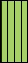 Бумага для квиллинга, 3мм, цвет Ярко-зеленый