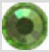 Стразы горячей фиксации, круглые с гранями, стекло 3,9мм, 48 шт, цвет Светло-зелёный