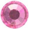 Стразы горячей фиксации, круглые с гранями, стекло 3,1мм, 72 шт, цвет Розовый