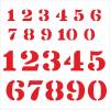 Трафарет 24х24см, Цифры