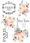 Пленка с изображением для трансфера и вживления ProArt, 21х29,7см, Розы. Париж