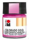 Краска акриловая металлик Colorado Gold, 50мл, цвет Розовый металлик