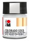 Краска акриловая металлик Colorado Gold, 50мл, цвет Серебро