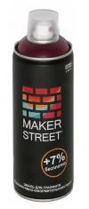 Эмаль аэрозольная для декора и граффити Makerstreet, 400мл, цвет Вишневый