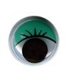 Глаза круглые с бегающими зрачками, 10мм, 10шт., цвет Зеленый