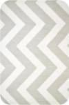 , 4848 ,  Chevrons&Zigxags Cuddle, Silver/White