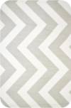 , 4848 ,  Chevrons&Zigxags Cuddle, Silver/White