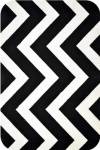 , 4848 ,  Chevrons&Zigxags Cuddle, Black/Snow