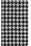 , 4848 , Houndstooth,  Black/White