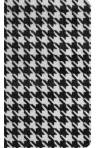 , 4848 , Houndstooth,  Black/White