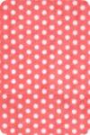 , 4848 , Swiss Dot Cuddle,  Coral/snow