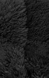 Мех длинноворсовый, 48х48 см, цвет Черный