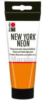 Флуоресцентная светящаяся краска New York Neon, 100 мл, цвет Оранжевый