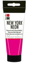 Флуоресцентная светящаяся краска New York Neon, 100 мл, цвет Розовый