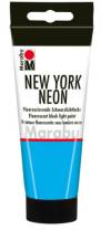 Флуоресцентная светящаяся краска New York Neon, 100 мл, цвет Голубой