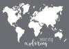 Трафарет World Map со скребком на сетчатой основе для высокоточного нанесения