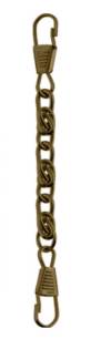 Ручка-цепочка для сумки, 40см, цвет Состаренная бронза