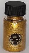 Блестки Glitter Powder, 45мл, цвет Античное золото