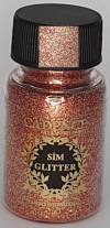 Блестки Glitter Powder, 45мл, цвет Красный-жёлтый