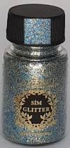 Блестки Glitter Powder, 45мл, цвет Синий-жёлтый