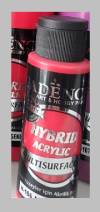 Краска гибридная Hybrid Acrylic 70 мл цвет Красная конфета