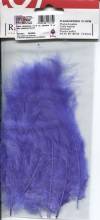 Перья декоративные, 10-15 см, цвет Умеренный синий