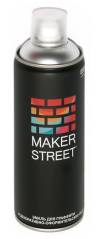 Эмаль аэрозольная для декора и граффити Makerstreet, 400мл, цвет Серебро