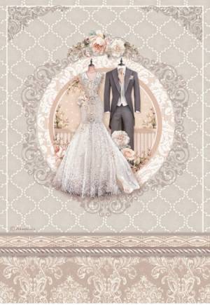   Stamperia 4 You and me wedding dress