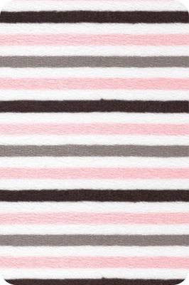 Плюш, 48х48 см, Mini Stripe Cuddle, цвет Blush/silver