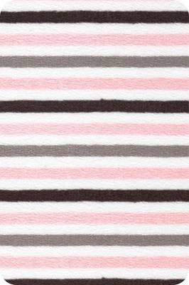 , 4848 , Mini Stripe Cuddle,  Blush/silver