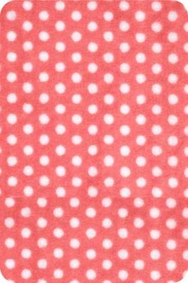 , 4848 , Swiss Dot Cuddle,  Coral/snow