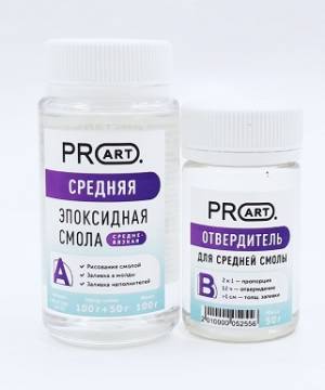Эпоксидная смола Средняя, ProArt, 100+50гр.