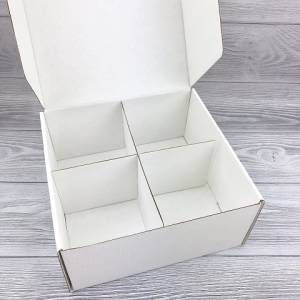 Упаковочная коробка T7.0  19х19х9 см, цвет Белый