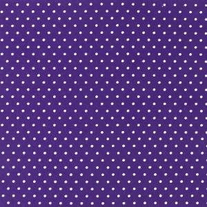 Фетр декоративный с рисунком в горошек, 30х45см, цвет Фиолетовый