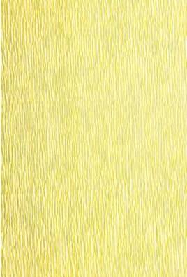 Гофрированная бумага, 50см х 2,5 м., цвет Светло - желтый