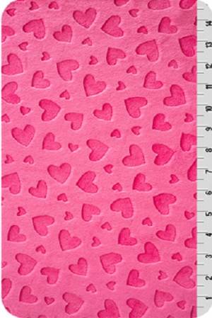 , 4848 , Embossed Heart,  Fuchsia